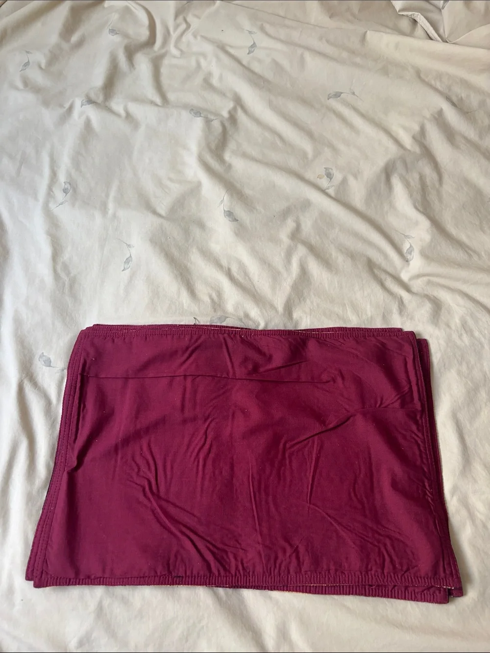 Decorative Placemat Set in Burgundy and Purple